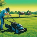 gras maaien met warm weer