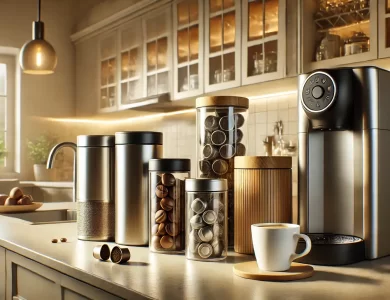 koffiepads bewaarbus