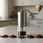 koffiemolen met gemalen koffie zetmethodes